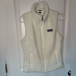 Patagonia White Fleece Vest, like new, Women’s Small